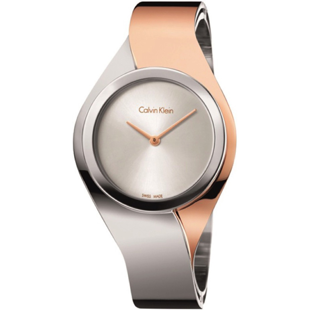 Calvin Klein  手環式時尚腕錶-雙色/34mm(M)