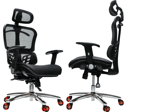 NICK 靠枕高韌性全網主管椅/電腦椅(三色)