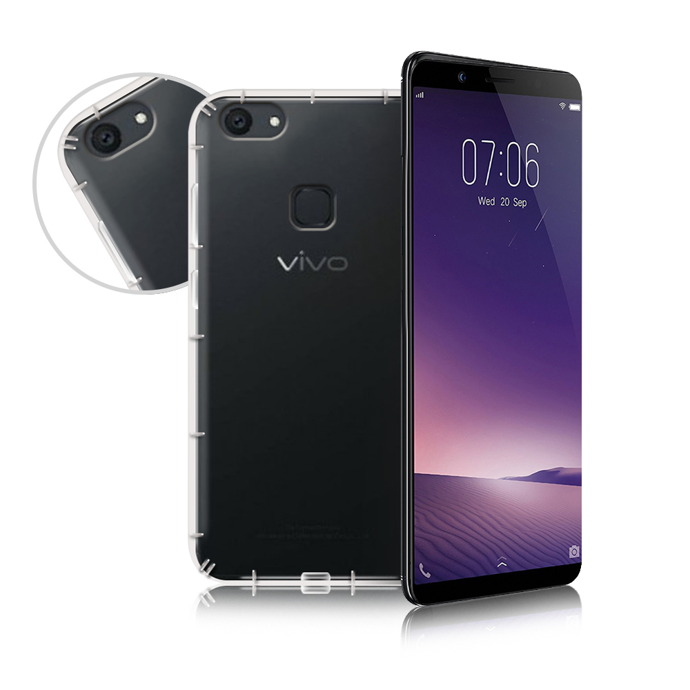 Xmart  VIVO V7 Plus 四角防護抗震氣墊保護殼