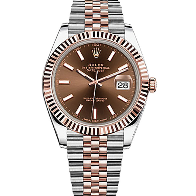 ROLEX 勞力士126331蠔式恆動系列Datejust腕錶-巧克力/41mm