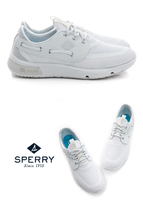 SPERRY 全新進化7SEAS全方位休閒鞋(中性款)-白