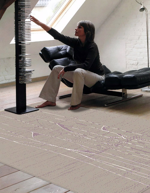 【范登伯格】赫野☆曼花繪系列絲質感地毯-意境-140x200cm