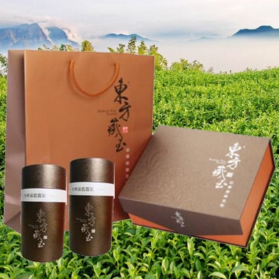 東方藏玉茶葉禮盒(凍頂烏龍茶+杉林溪雲霧茶)