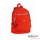 Kipling 橘紅素面旅行後背包 product thumbnail 1