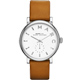 Marc Jacobs Baker 國際舞台小秒針腕錶-銀x咖啡色錶帶/36mm product thumbnail 1