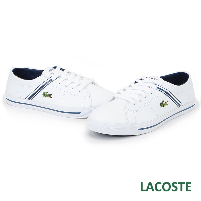 LACOSTE 女用休閒鞋-白