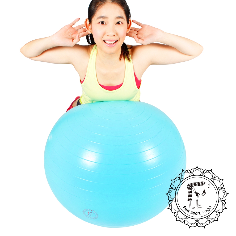 Fun Sport 力伸美防爆抗力球-(平面75cm-TUV認證合格)湖水綠-送DV