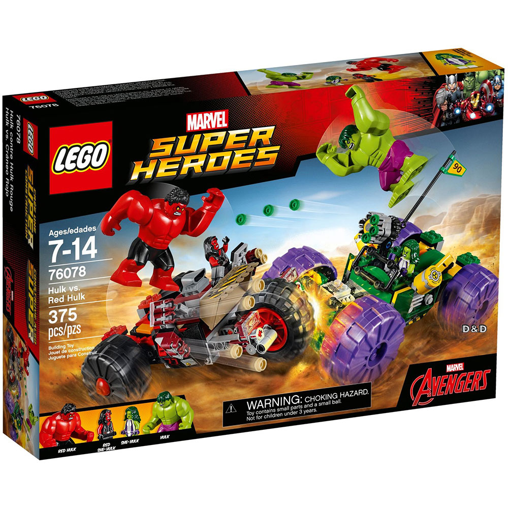 樂高LEGO 超級英雄系列 - LT76078 Hulk vs. Red Hulk