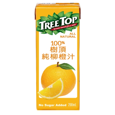 Treetop樹頂 100%柳橙汁(200mlx24入)