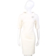 BLUGIRL 鑽飾造型設計五分袖洋裝(米白色) product thumbnail 1