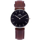 DW Daniel Wellington Bristol手錶-黑面X咖啡色/36mm product thumbnail 1