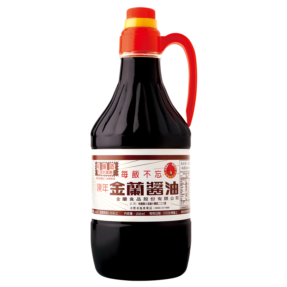 《金蘭》陳年醬油PET1500ml