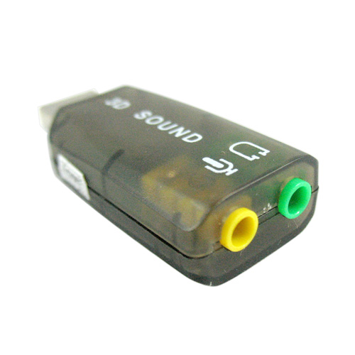 USB 2.0 5.1聲道音效卡(顏色隨機出貨)