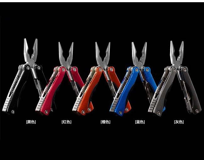 韓國SELPA 11合一多功能萬用工具組 藍 鉗子 一字起子 開瓶器 錐子 指甲刀 瑞士刀