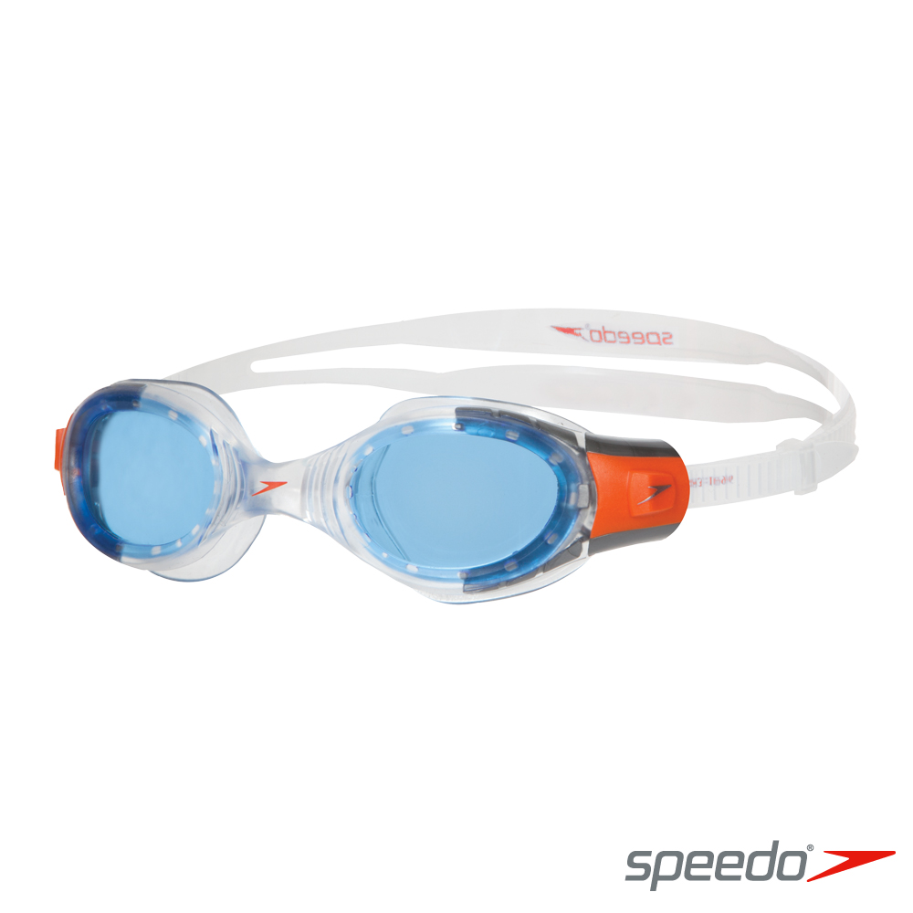SPEEDO 兒童泳鏡 Futura BioFUSE 透明-藍-快速到貨