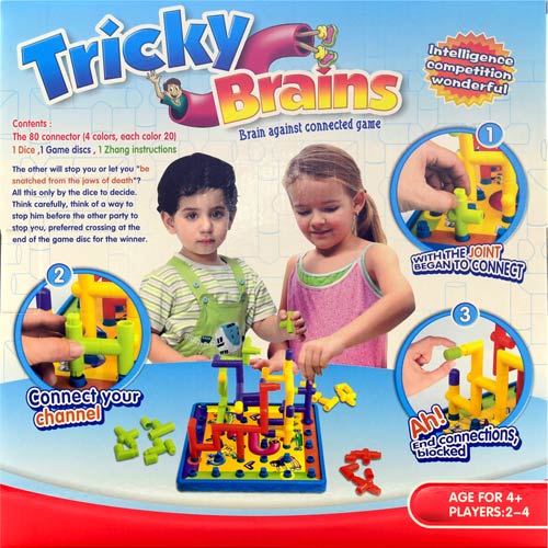 《Tricky Brains》策略型益智水管接連多人遊戲玩具組