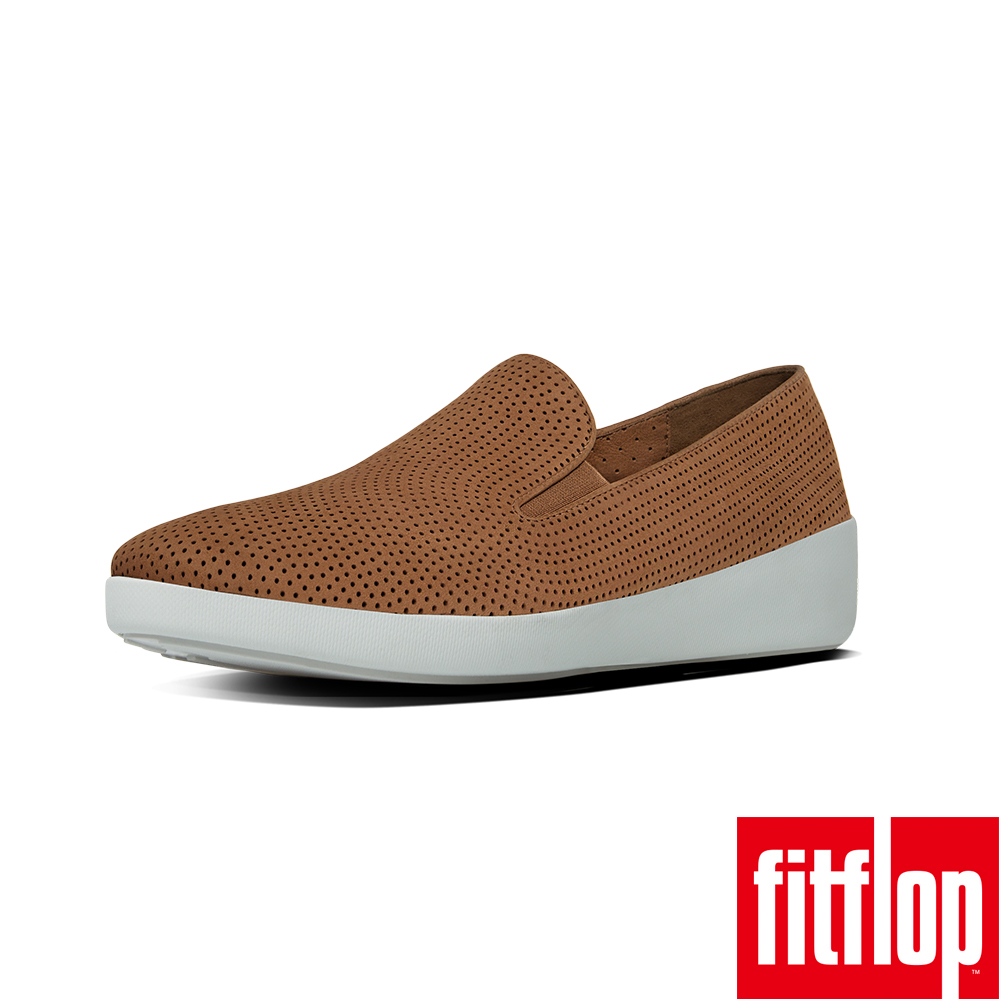 FitFlop F-POP SKATE PERF-炭褐色