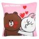 LINE FRIENDS KISS啾一下方枕 product thumbnail 1