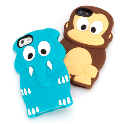 Griffin Kazoo IPHONE 5/5S/SE可愛動物矽膠套