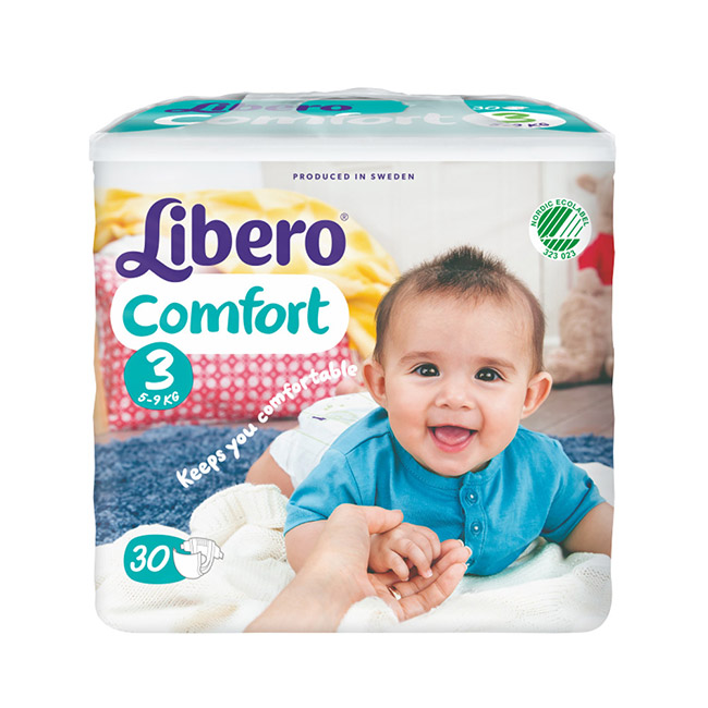 Libero麗貝樂 黏貼式嬰兒紙尿褲(3號M)(30片 / 包)