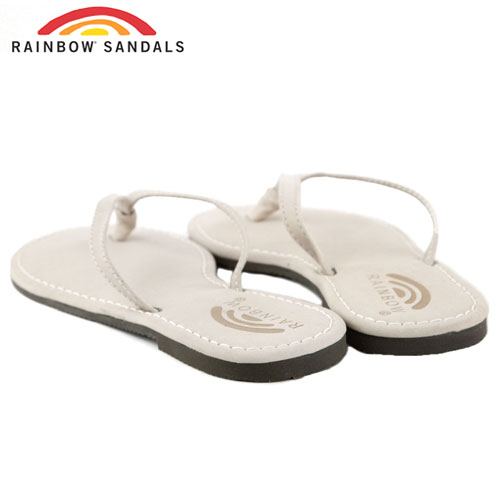 Rainbow Sandals美國牛麂皮夾腳休閒拖鞋-米色