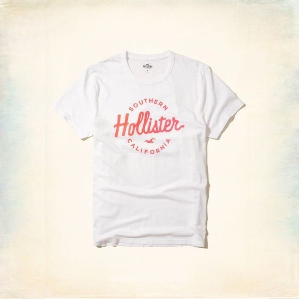 Hollister HCO  短袖 T恤 白色 0373