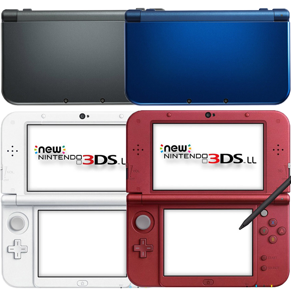 任天堂 New 3DS LL 日規主機 加變壓器、保護貼