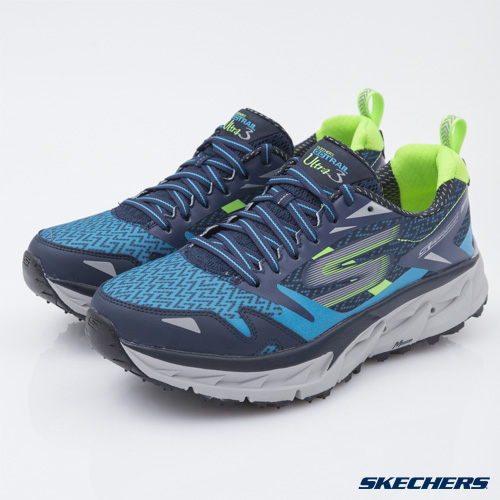 SKECHERS(男)跑步系列 GO Trail Ultra3-54110BLGR