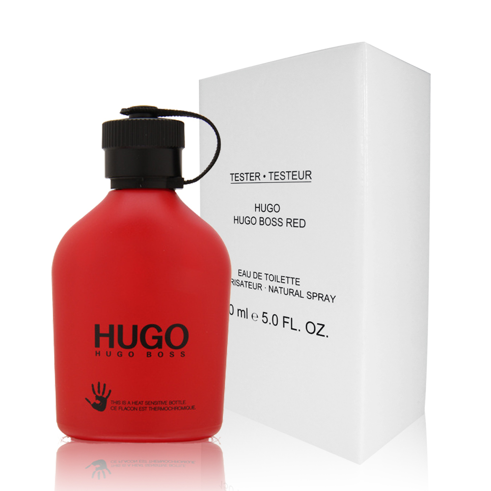 HUGO BOSS RED HUGO紅色優客男性淡香水125mlTest(環保盒有蓋)