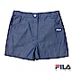 FILA KIDS 女童仿牛仔短褲-藍 5SHS-4442-BU product thumbnail 1