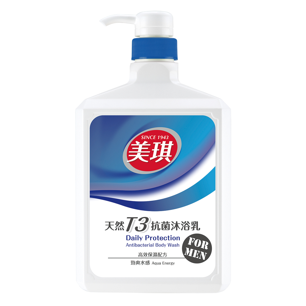 美琪 勁爽水感天然T3抗菌沐浴乳 1000ml