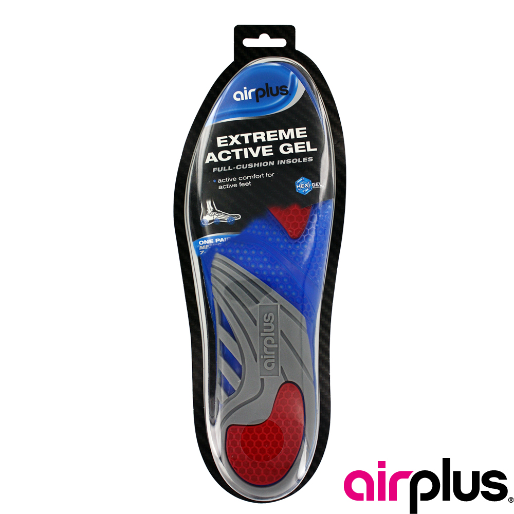 【AIRPLUS】全制震凝膠鞋墊-藍