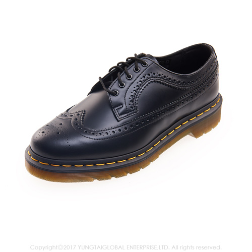 (男) Dr.Martens 3989 復古雕花5孔馬汀鞋*黑色