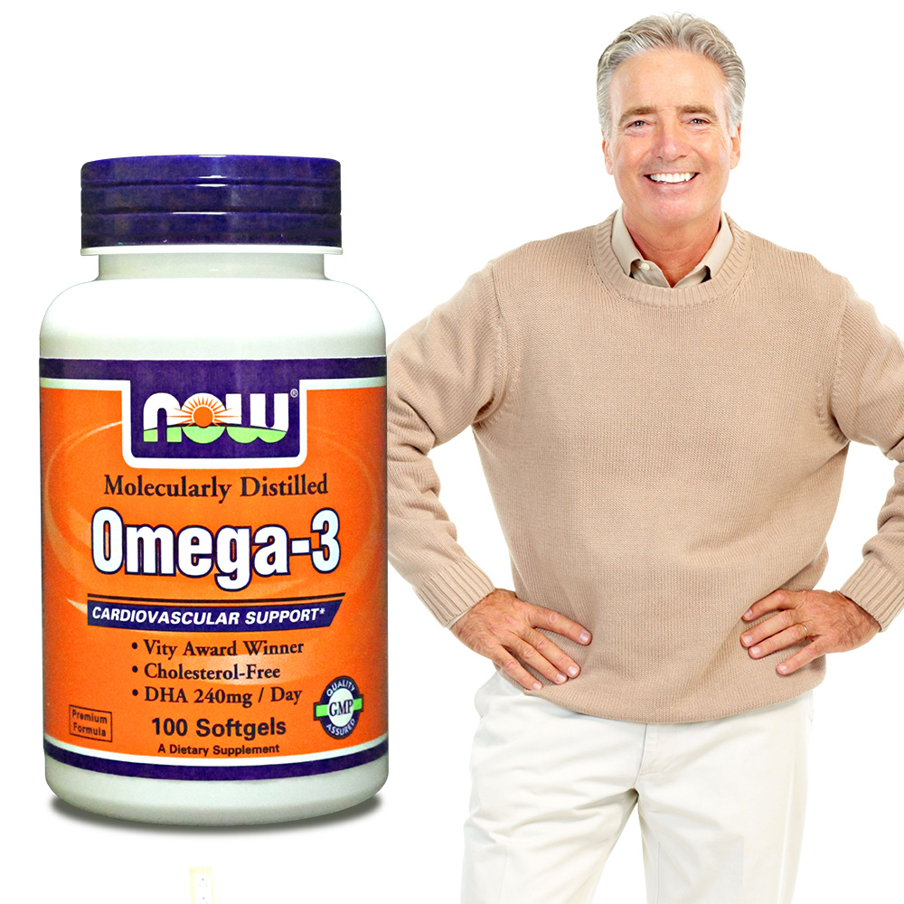 NOW健而婷－Omega-3亞米茄深海魚油(100顆/瓶)