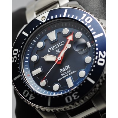 SEIKO Prospex PADI 太陽能潛水200米聯名限量腕錶(SNE435J)-藍水鬼