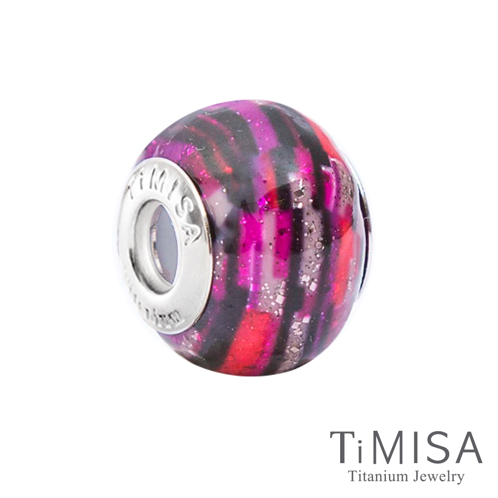 TiMISA 狂想曲-桃(11mm)純鈦琉璃 墜飾串珠
