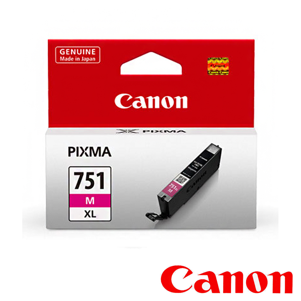 Canon CLI-751XL M 原廠紅色高容量XL墨水匣