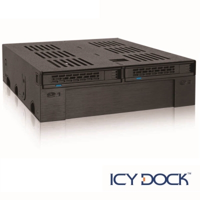 ICY DOCK 2.5/3.5轉5.25吋硬碟內接模組－MB322SP-B