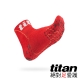 【Titan】全新科技機能運動襪．側向運動襪-Elite．紅(3雙入) product thumbnail 1