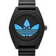 adidas Santiago 三葉草馬卡龍運動時尚腕錶-黑x藍48mm product thumbnail 1