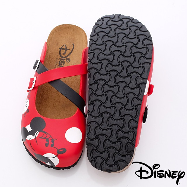 Disney迪士尼-Mickey軟木涼鞋款-FO64771紅(女段)