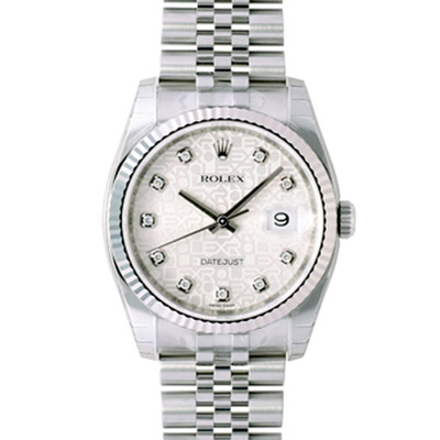 ROLEX 勞力士 Datejust 116234 蠔式恆動日誌型鑽錶-銀紀念面/36mm