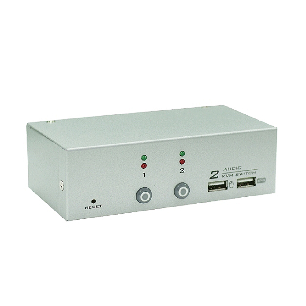 NuSwitch CD-102CA 2 PORT 雙介面 KVM 電子式電腦切換器