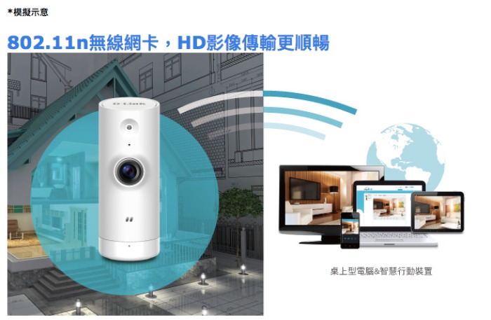 D-Link DCS-8000LH HD無線網路攝影機(聯強貨)