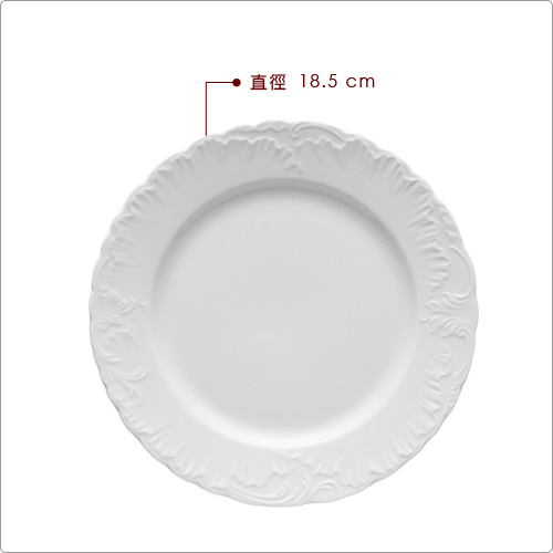 EXCELSA Elisa白瓷淺餐盤(18.5cm)
