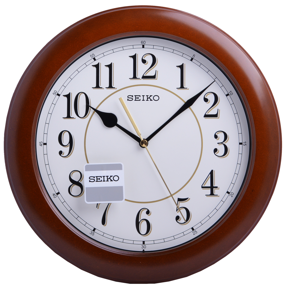 SEIKO 嶄新木質外殼掛鐘 時鐘 (QXA662B)-29.5cm