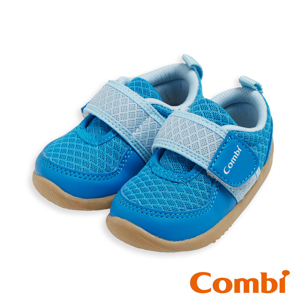 Combi 高透氣網格布機能鞋 藍色