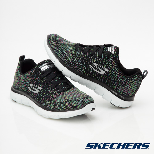 SKECHERS (女)運動系列Flex Appeal2.0-12756BKMT