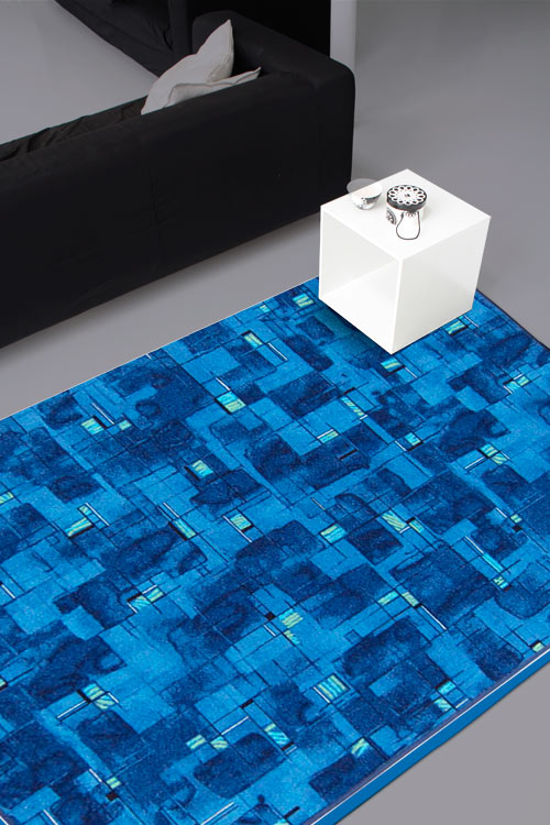 范登伯格 - 朝暘 朝暘 進口地毯-星辰 (藍) (小款-100x150cm)