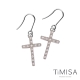 TiMISA《彩鑽十字(M)》純鈦耳環一對(三色可選) product thumbnail 2